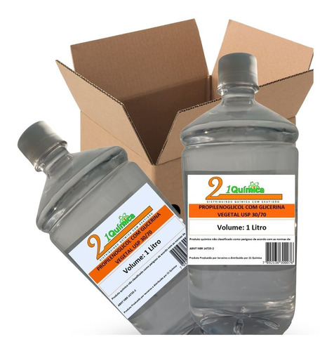 Glicerina Vegetal C/ Propileno (base Pronta P/ Juice) 2 Lts